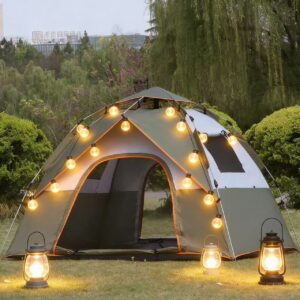 Glamping tent lights